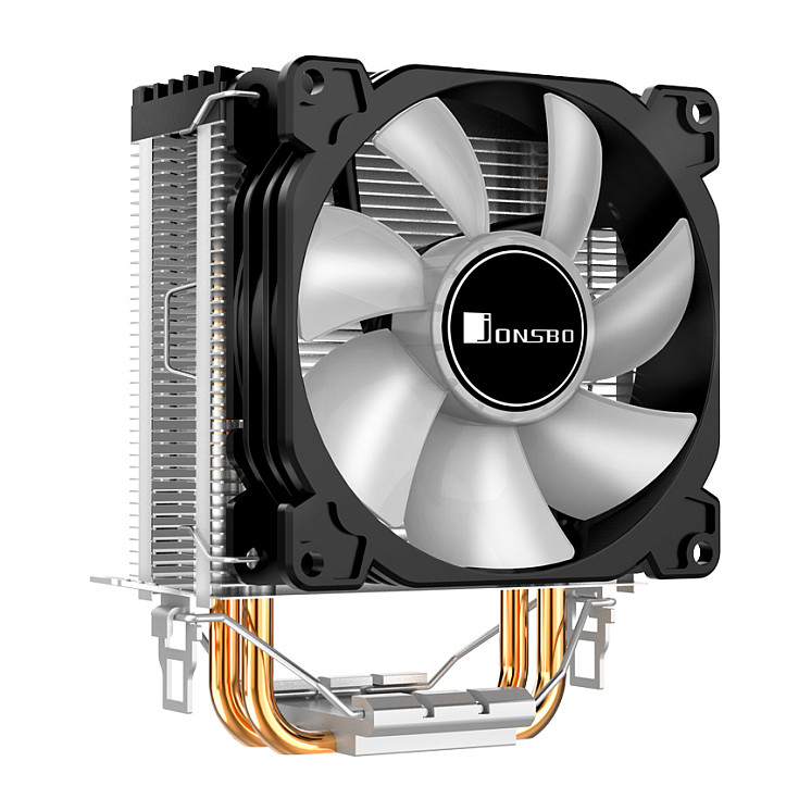 Ftohës për Procesor Jonsbo CR-1200 / 95W TDP / 2×6mm Heatpipe / 92mm Fan / ARGB / LGA115x/1200/1700 / AM4/AM5 – Zezë - 3