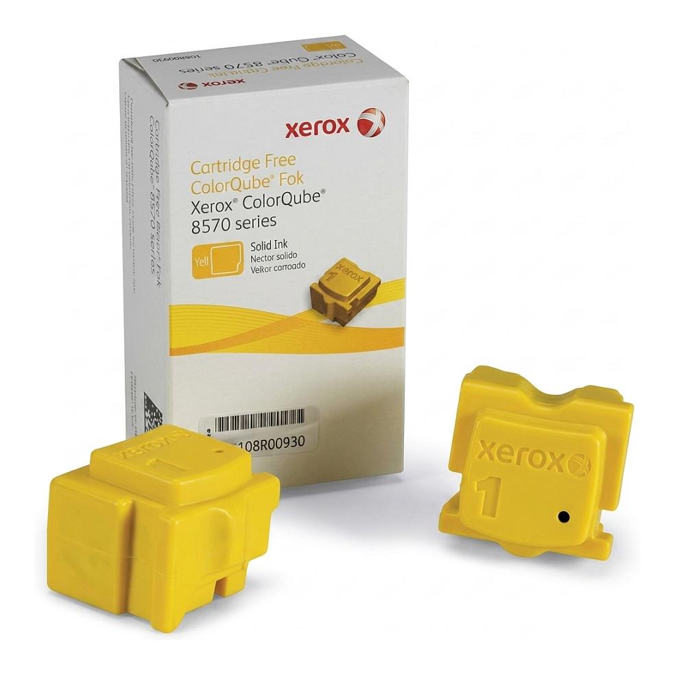 Ink solid Xerox 108R00933, 4400 faqe, 2 shkopinj - Verdhë - 1