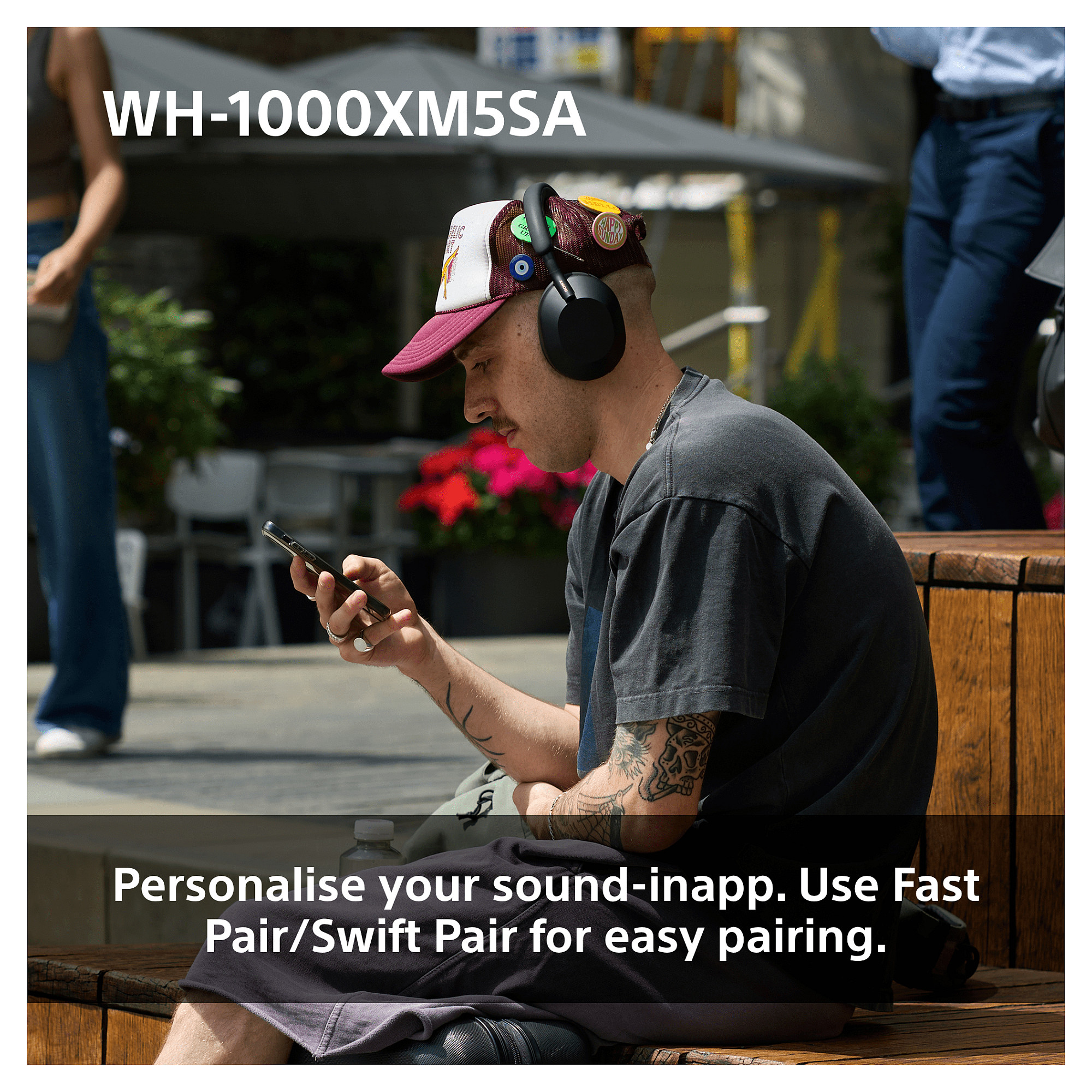 Kufje pa Kabllo Sony WH-1000XM5SA Over-Ear Headphone – Zezë - 11