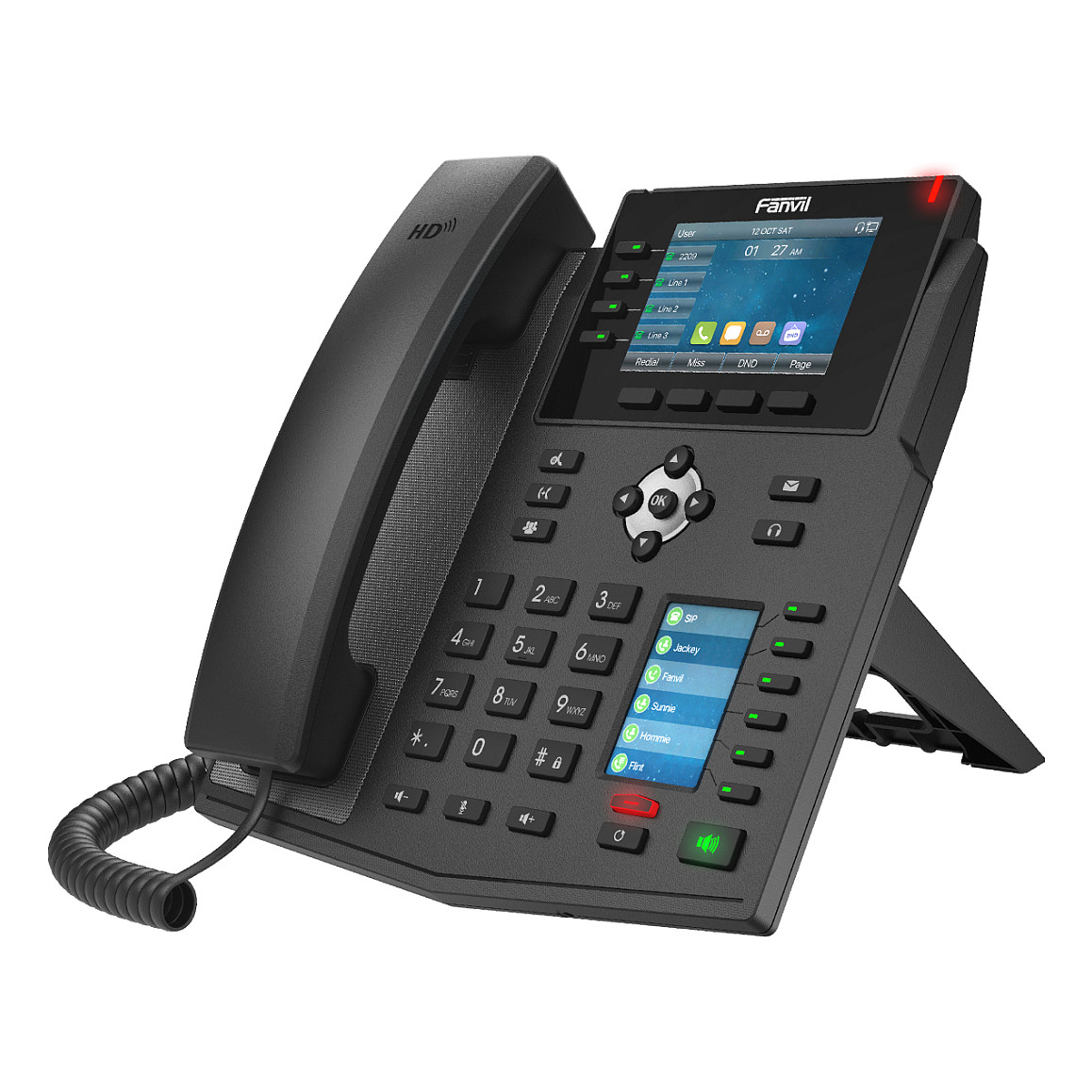 Telefon VoIP Fanvil X5U / 3.5" / Bluetooth & PoE - Zezë