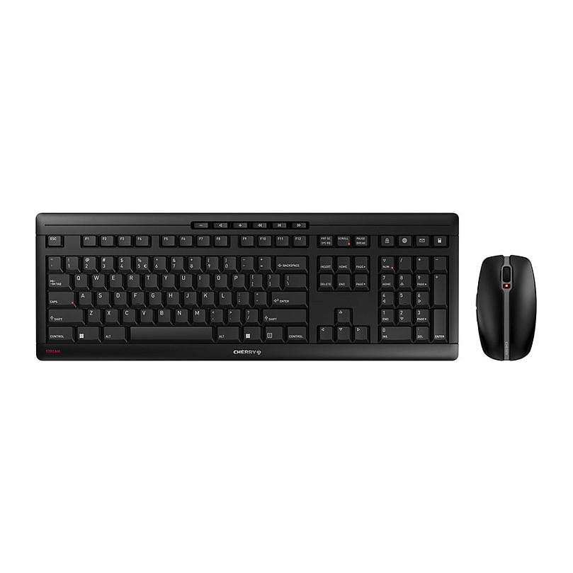 Combo (Tastierë & Maus) Cherry STREAM RECHARGE Wireless [US/EU] – Zezë - 1