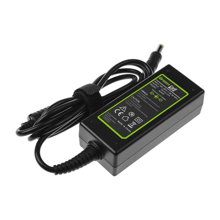 Adapter për Laptop Green Cell AD66P / 65W / 19V / 3.42A / 5.5 × 2.5 mm - Zezë - 1
