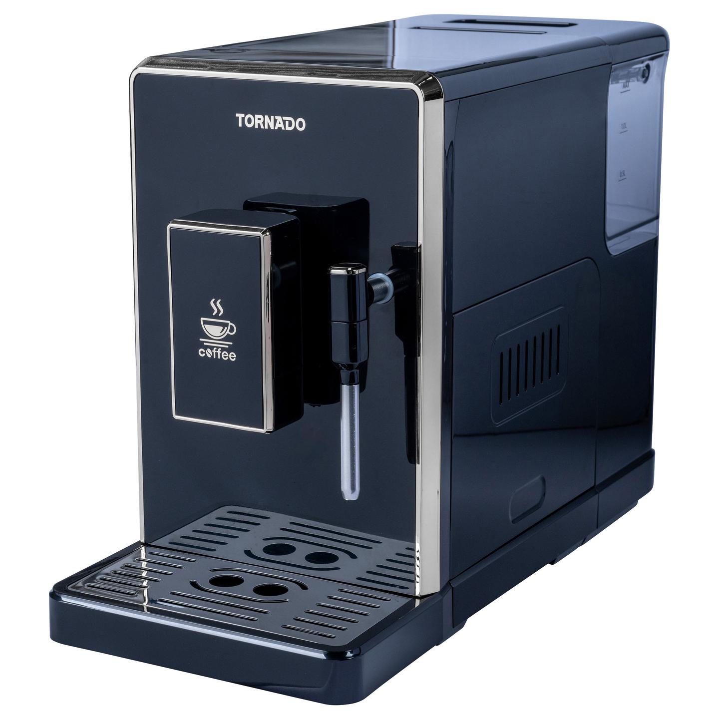 Aparat për Kafe TORNADO TCM-9008A-GS, 1350 W, 20 bar, Mulli i Integruar, 1.5 L - Zezë/Ari - 15