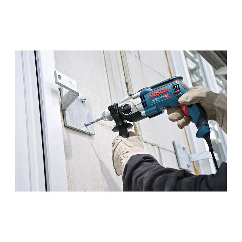 Shpuese me Goditje Bosch Professional GSB 20-2, 850W, 3000rpm, 51000goditje/min, 13mm, 2.6kg - Blu/Zezë - 2
