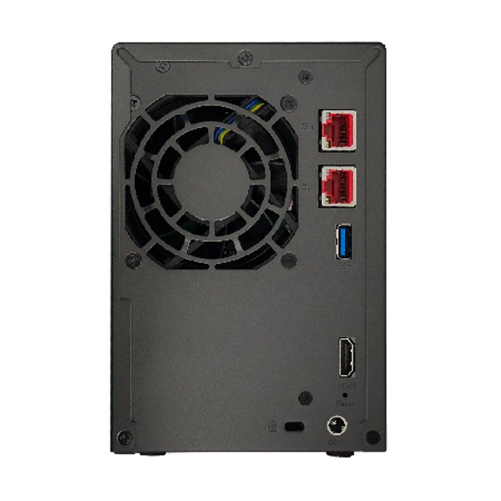 NAS ASUSTOR LOCKERSTOR 2 Gen2+ AS6702T v2, Intel Celeron N5105, 4GB DDR4, 2 Bay, 4 × M.2 NVMe, 2 × 5GbE - Zezë - 2