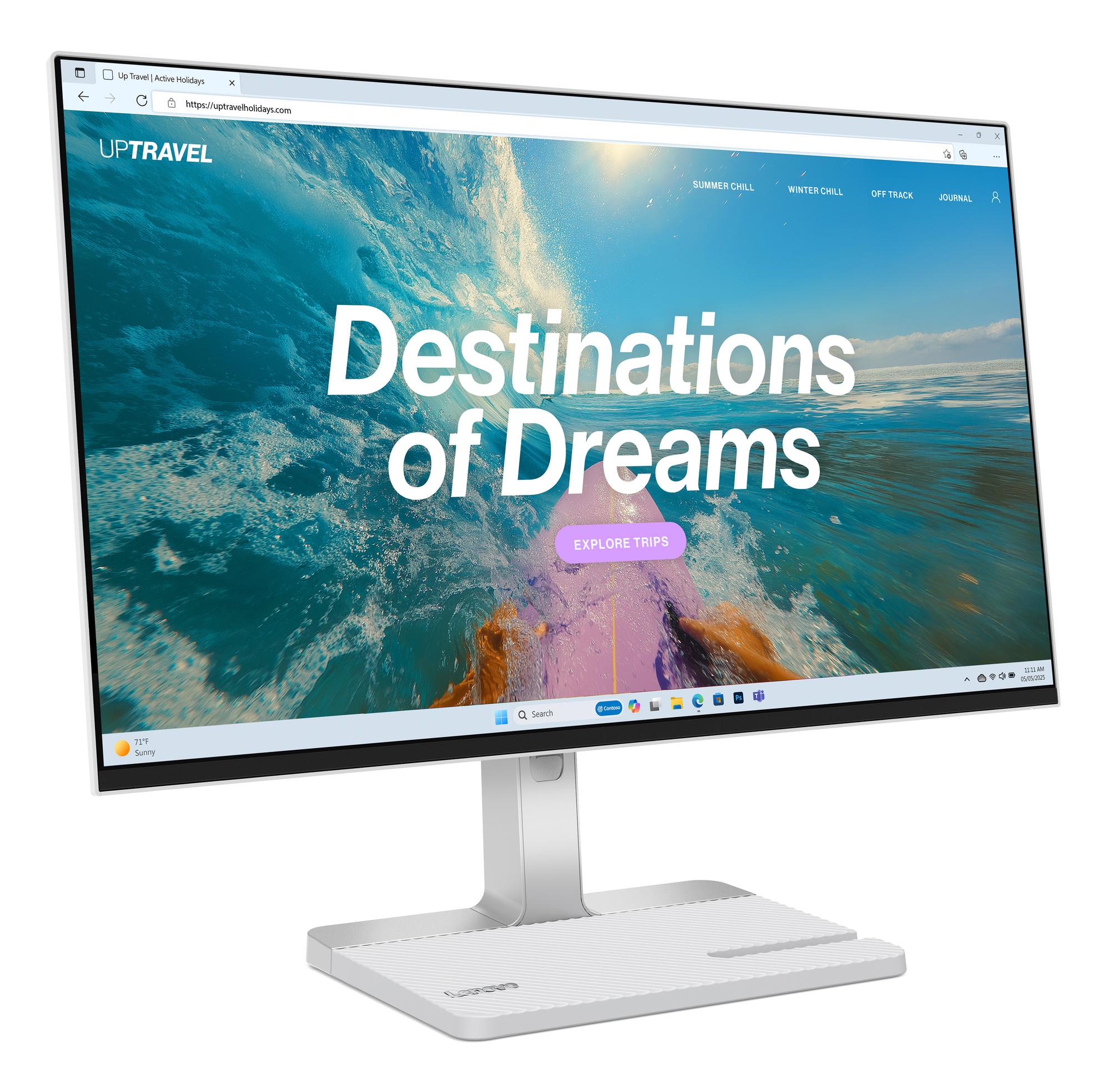 Monitor Gaming Lenovo L24D-4C / 23.8" / Full HD IPS / 144Hz / 4ms / HDMI+USB-C - Hiri - 3