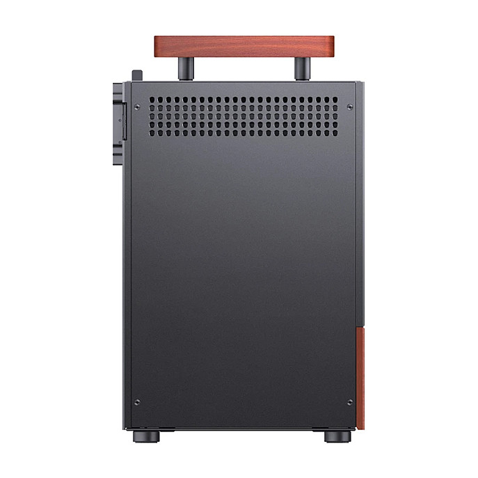 Kasë PC JONSBO T6 / Mini Tower / Mini-ITX / Tempered Glass / Wood - Zezë - 19