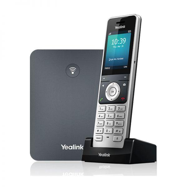 Telefon VoIP Yealink W76P, DECT, 10 Linja SIP, 2.4", 1000 Kontakte, PoE - Hiri
