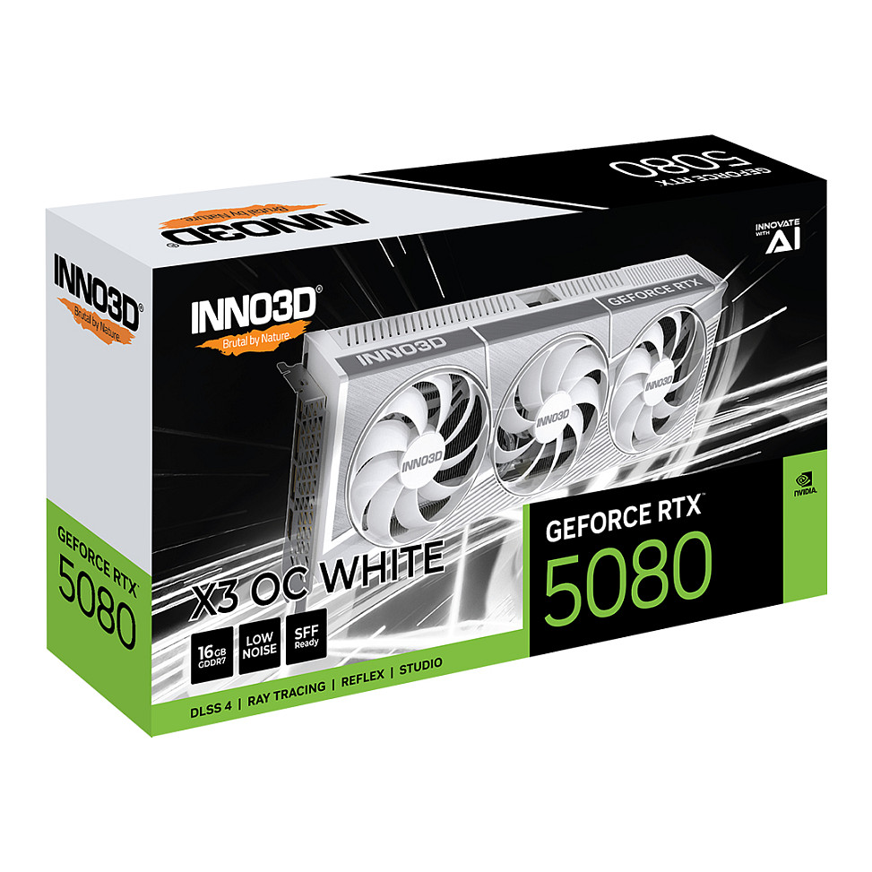 Kartelë Grafike NVIDIA RTX 5080 16GB GDDR7 Inno3D X3 OC 3Fan - 2