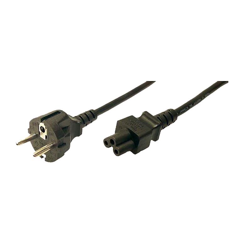 Kabllo për Furnizim me Energji LogiLink CP093 / CEE 7/7 - C5 / 3x0.75 mm² / 250 V / 10/16 A / 1.8m - Zezë