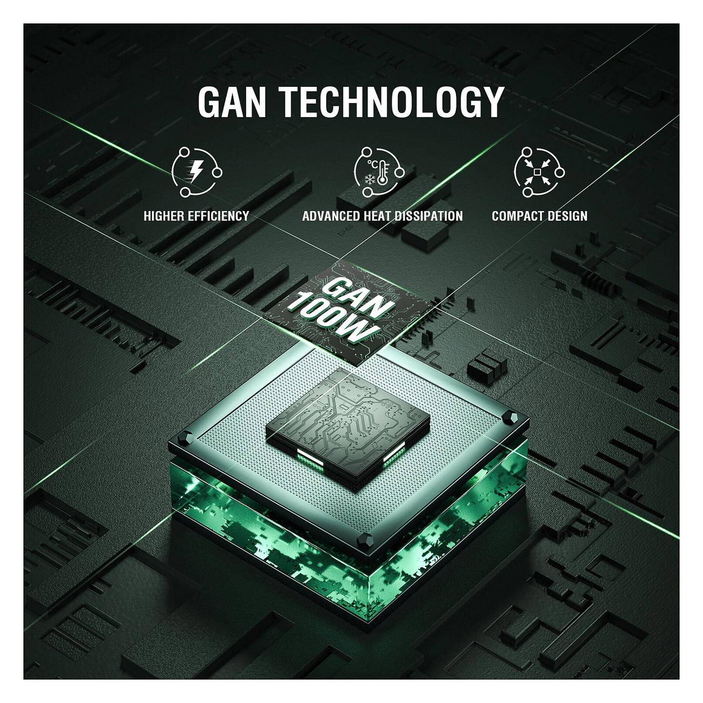 Adapter 4smarts GaN Flex Screen AI / 100W / 2x USB-C + USB-A / PD / PPS / Ekran Inteligjent - Bardhë - 16