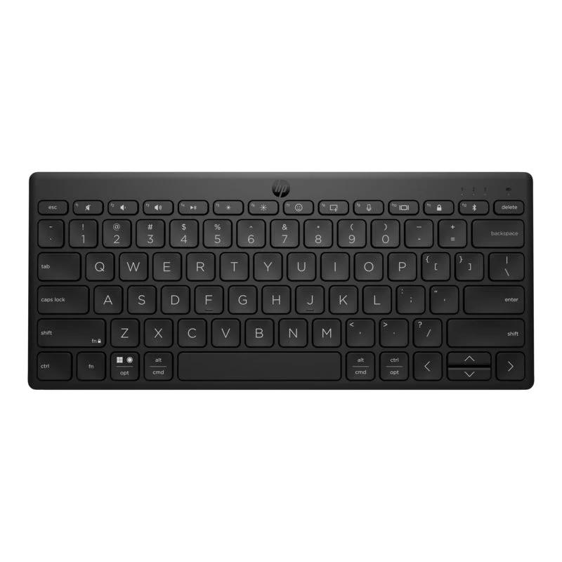 Tastierë pa kabllo HP 350 / Bluetooth 5.2 / Compact / Multi-Device (3) / Spill-Resistant – Zezë