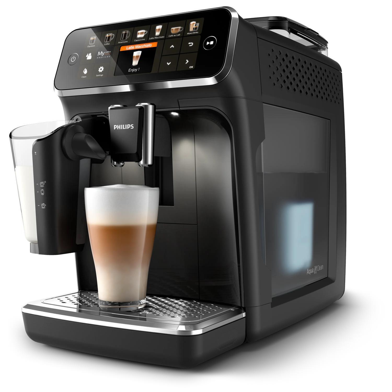 Aparat për kafe Philips Series 5400 / EP5441/50 / 12 Lloje Kafeje / LatteGo / 1.8L – Zezë/Hiri - 3