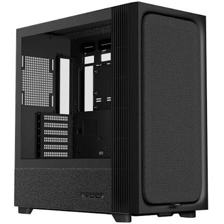 Kasë PC TRYX FLOVA F50 / Midi Tower / ATX / Cross-Flow Fan / Tempered Glass - Zezë - 1