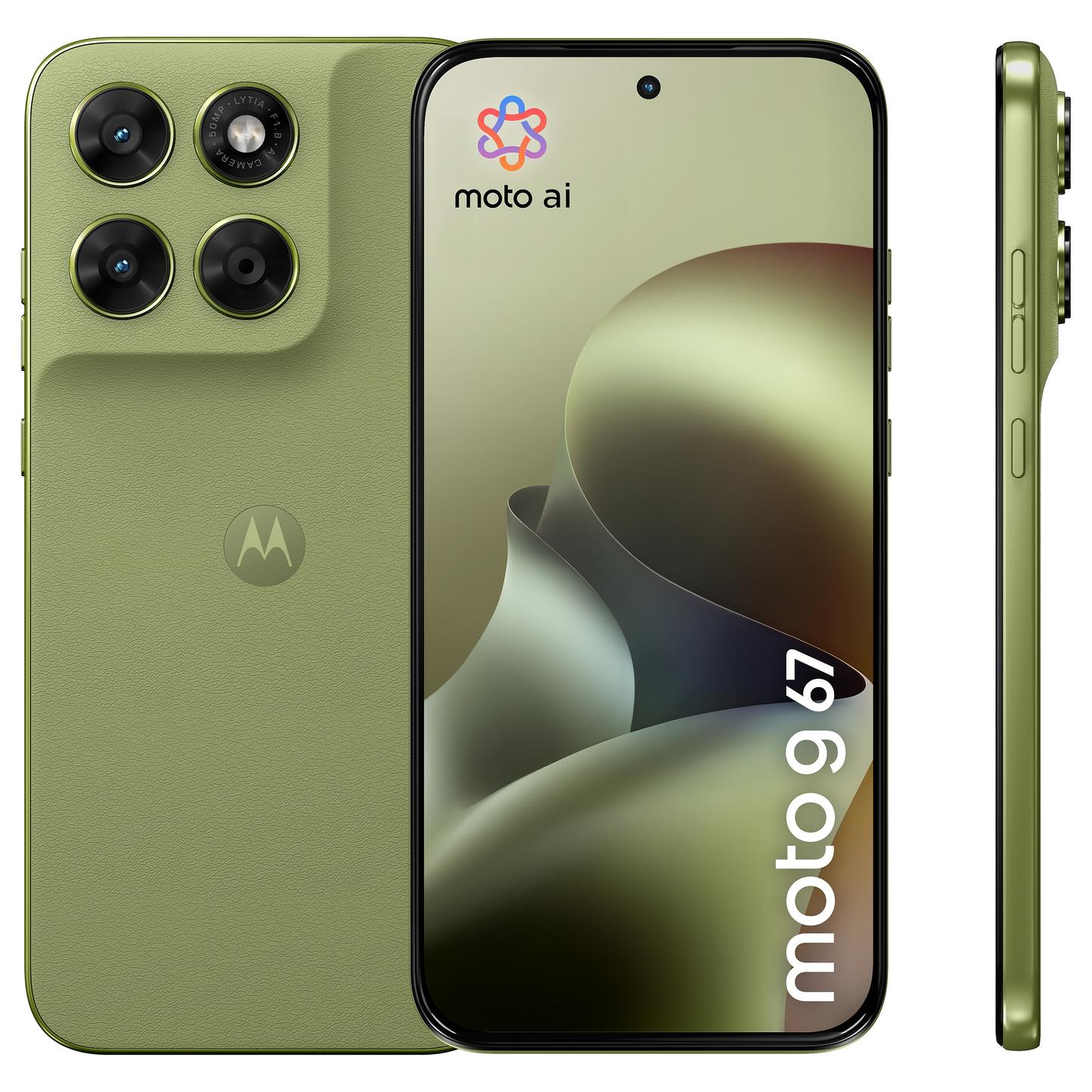 Telefon Motorola moto g67 / 4GB / 256GB / 5G / Hybrid Dual SIM - Gjelbër - 8