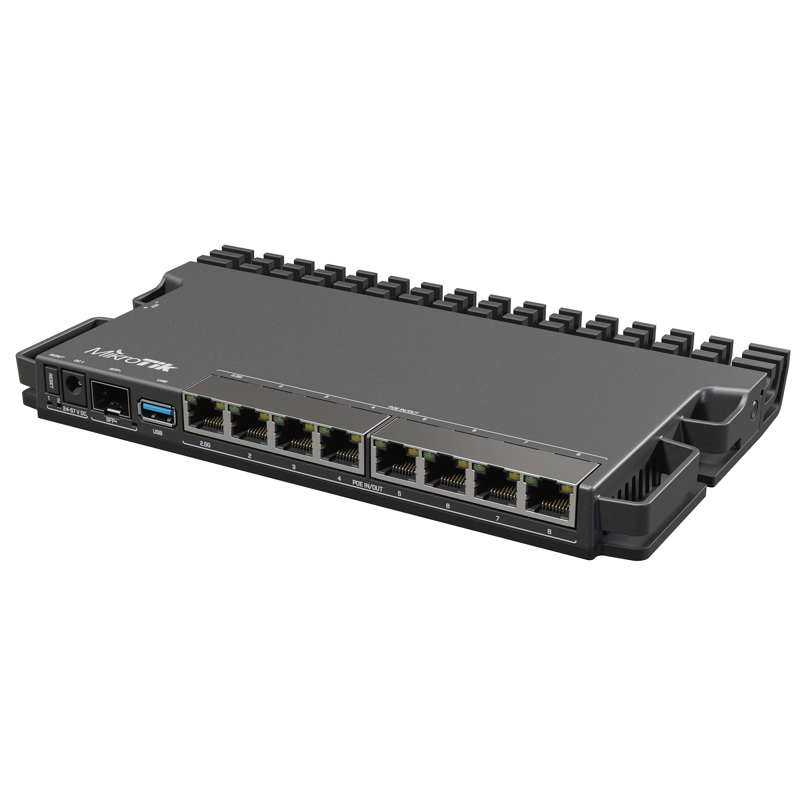 MikroTik RB5009UG+S+IN Router Gigabit me 7x Gigabit, 1x 2.5G Ethernet dhe 1x 10G SFP+ - 1