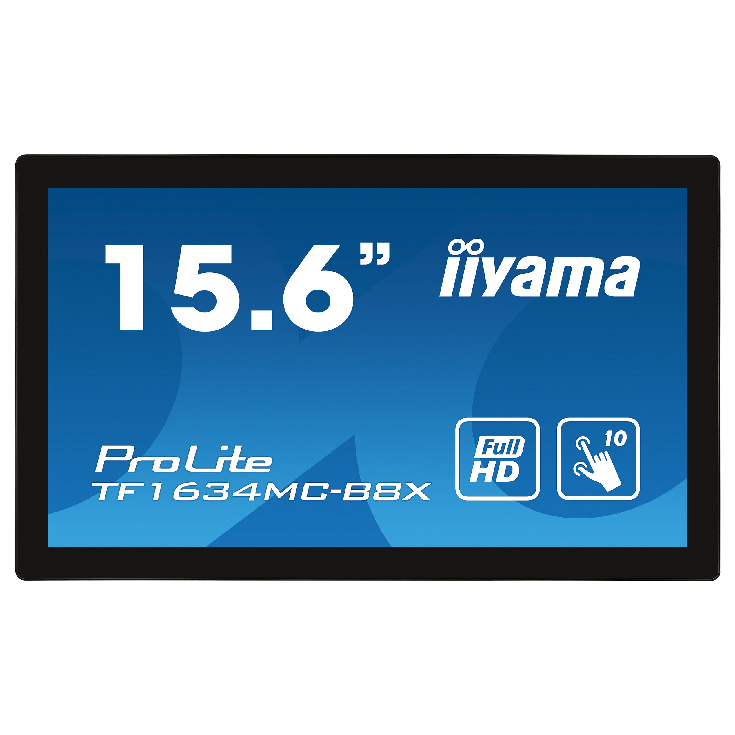 Monitor IIYAMA TF1634MC-B8X / 15.6″ / FD / M-Touch / 16:9 / HDMI + DP / E zezë - 2