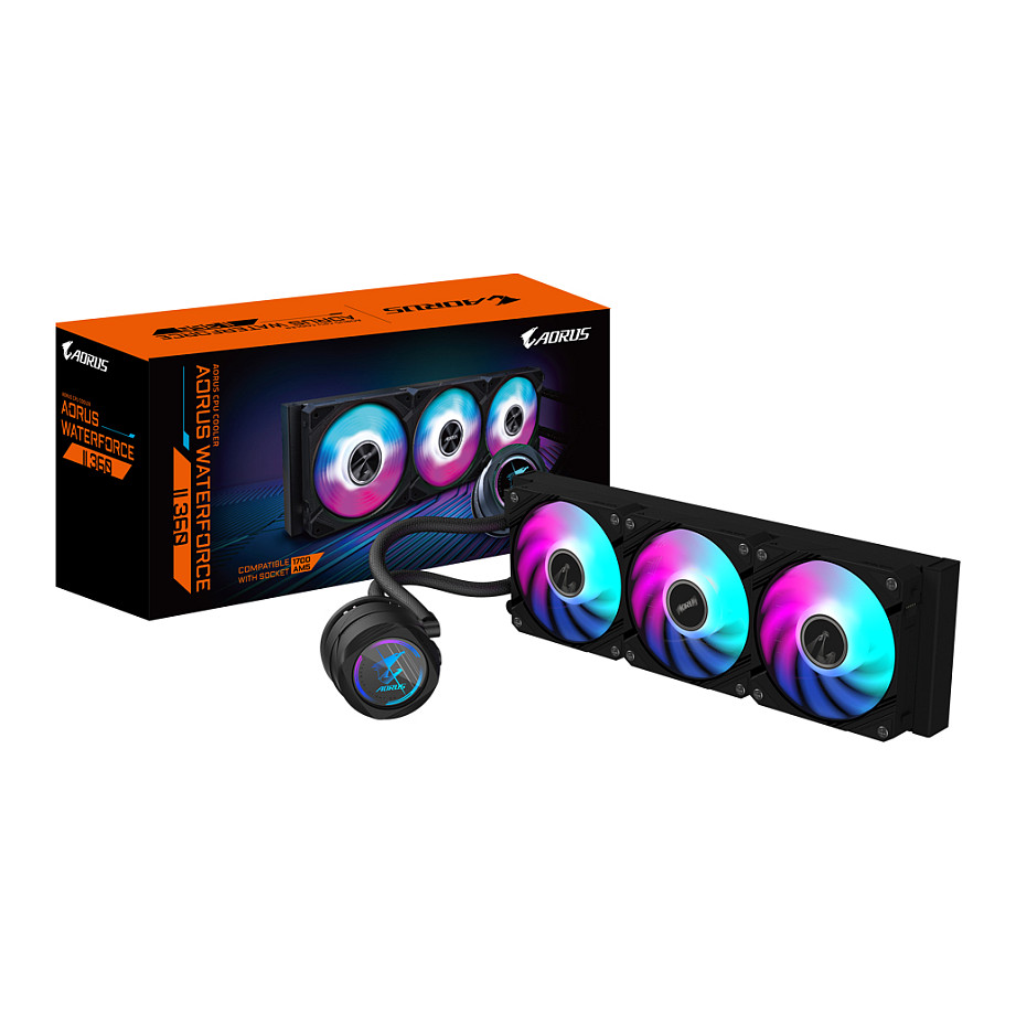Ftohës për Procesor K Cooler GIGABYTE AORUS WATERFORCE II 360 AIO Liquid - 1