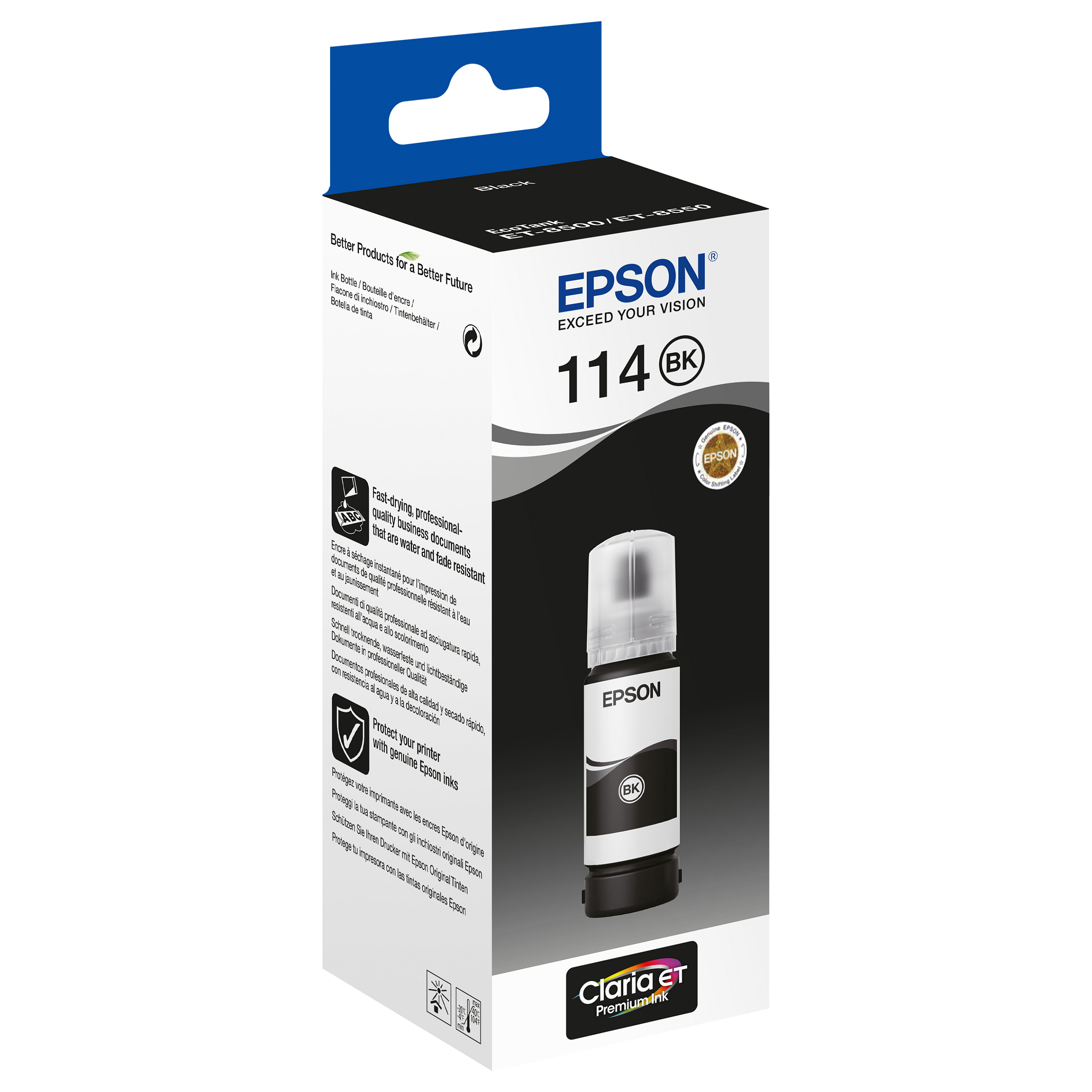 INK Epson 144 EcoTank Ink Bottle – Black, 70ml - 1