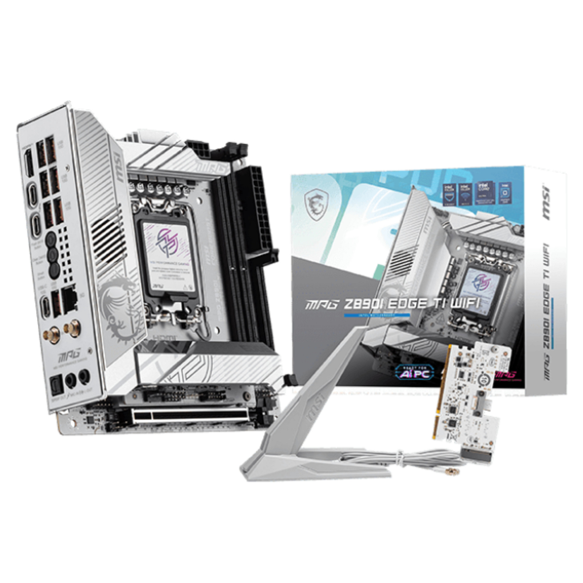 Pllakë Amë MSI Intel MPG Z890I EDGE TI WIFI DDR5 ATX - 1