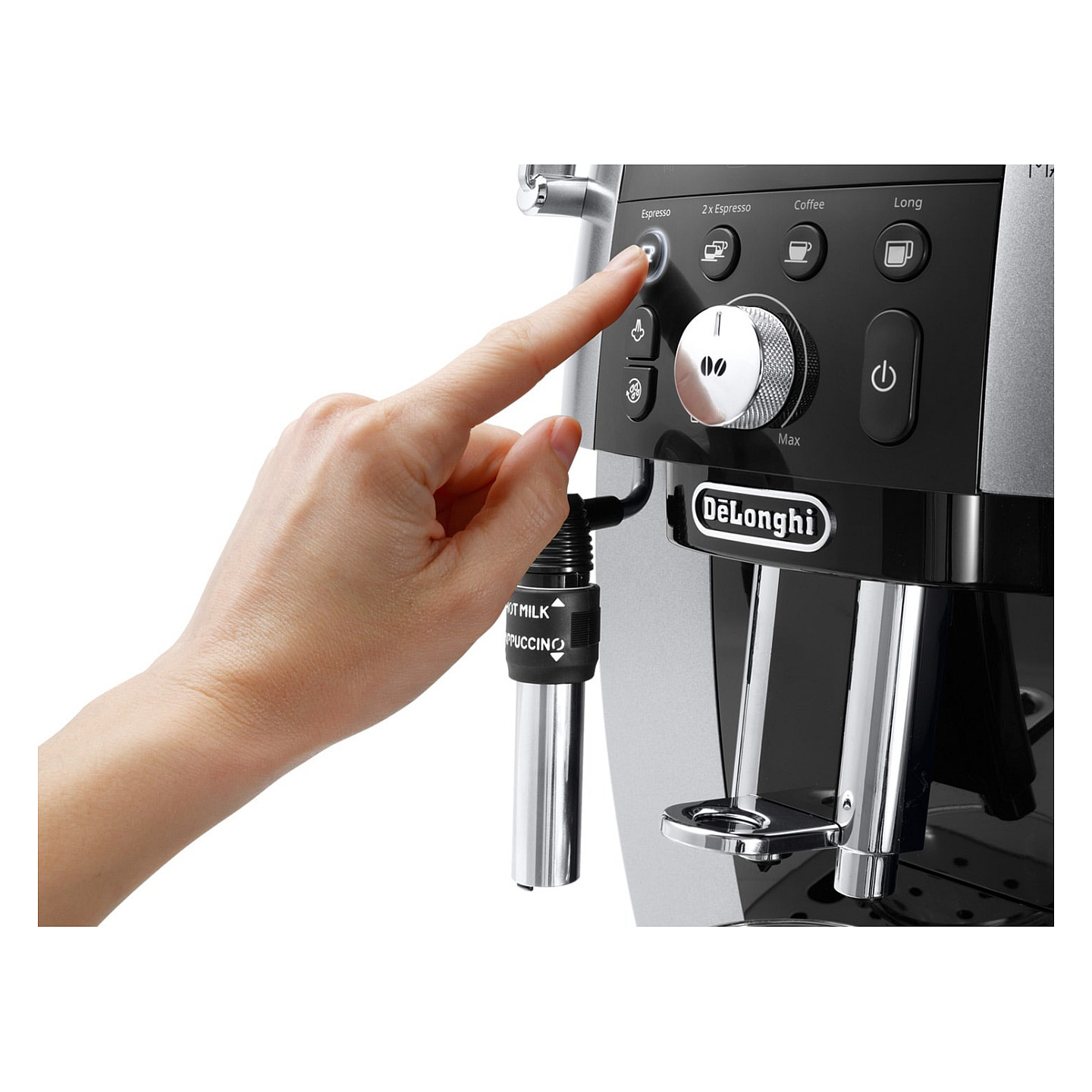 Aparat për kafe DeLonghi Magnifica S Smart / Hiri/I zi - 3