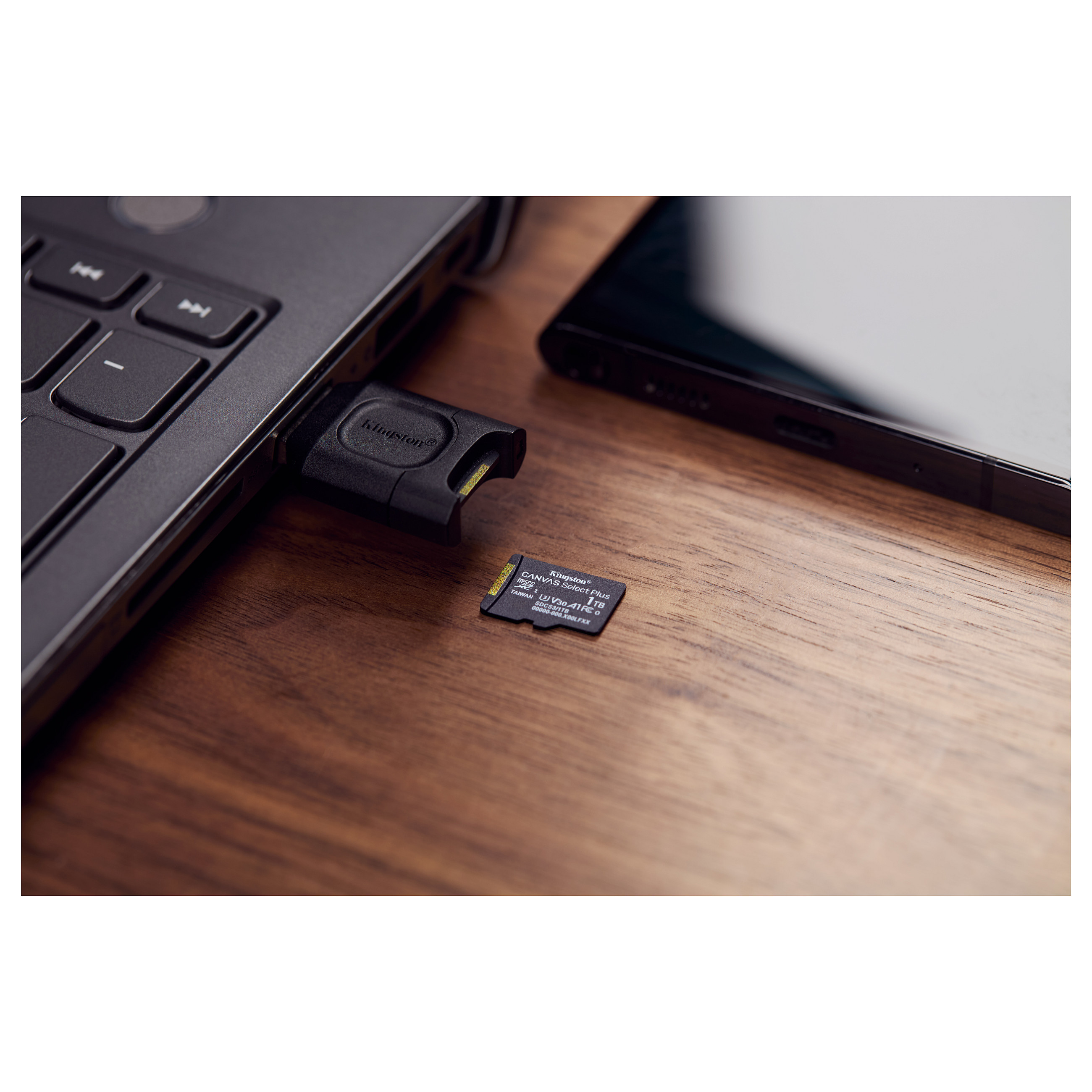 Kartë Memorie SD Kingston 1TB microSDXC Canvas Select Plus Gen3 150MB/s A1 + Adapter - 8