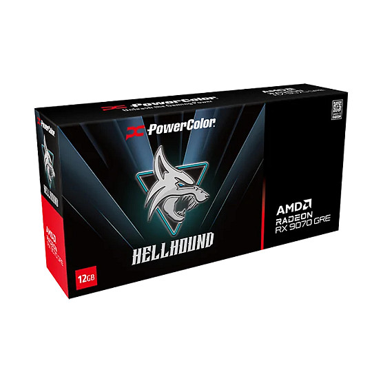 Kartelë Grafike AMD PowerColor Hellhound Radeon RX 9070 GRE 12GB GDDR6 - 2