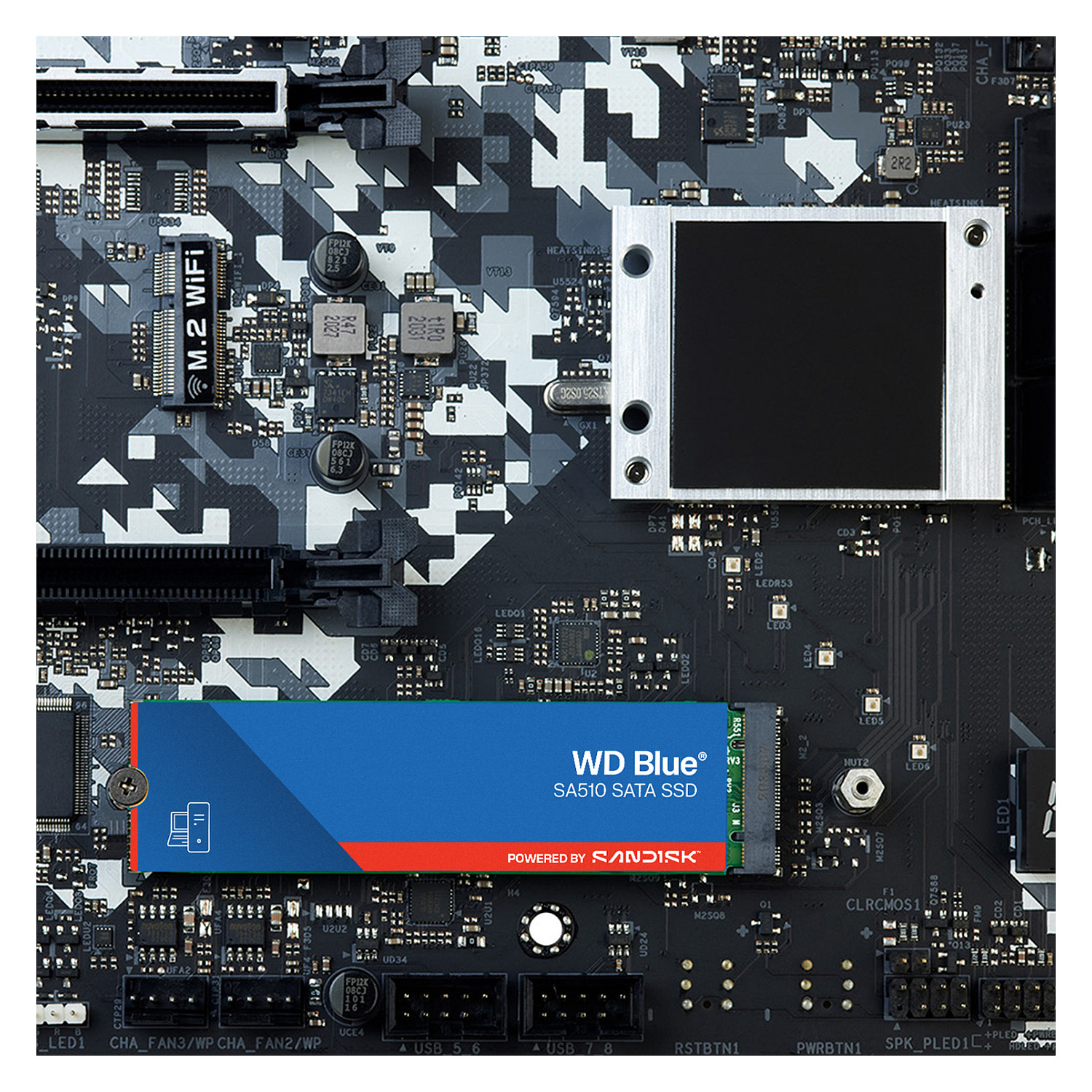 SSD e Brendshme 2TB M.2 WD Blue 2280 SATA3 SA510 - 4