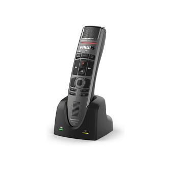 Mikrofon Philips SpeechMike Premium Air SMP4000, Wireless, Mikrofon Studio, Bateri deri 24 orë, me Docking Station - Gri e Errët - 5