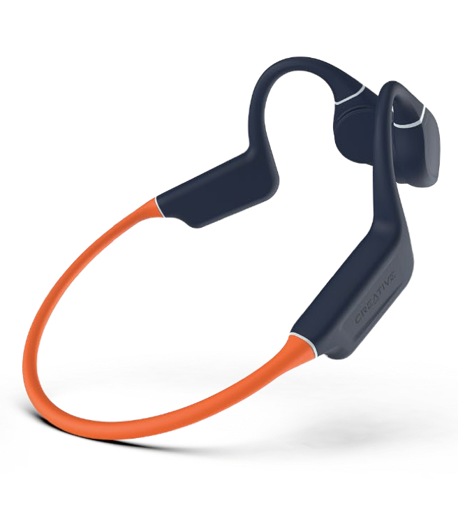 Kufje pa kabllo Creative Headphones Outlier Free Pro Plus / 51EF1081AA002 -  Zezë/Portokalli - 1