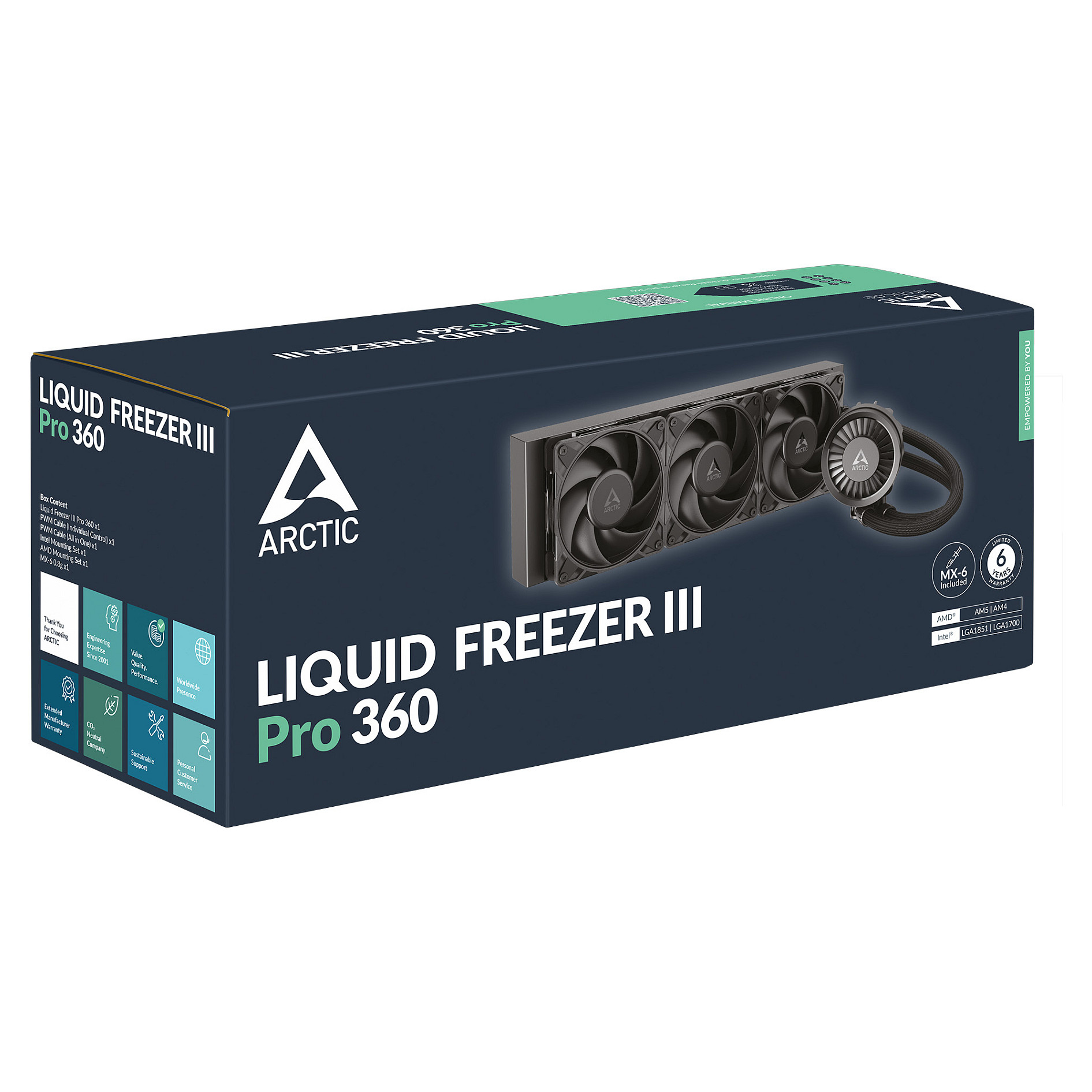 Ftohës për Procesor Arctic Liquid Freezer III Pro 360 – Zezë - 6