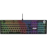 Tastierë Gaming MSI FORGE GK320 / Wired / Full-Size / Red Switch / USB 2.0 / AZERTY FR / RGB - Zezë