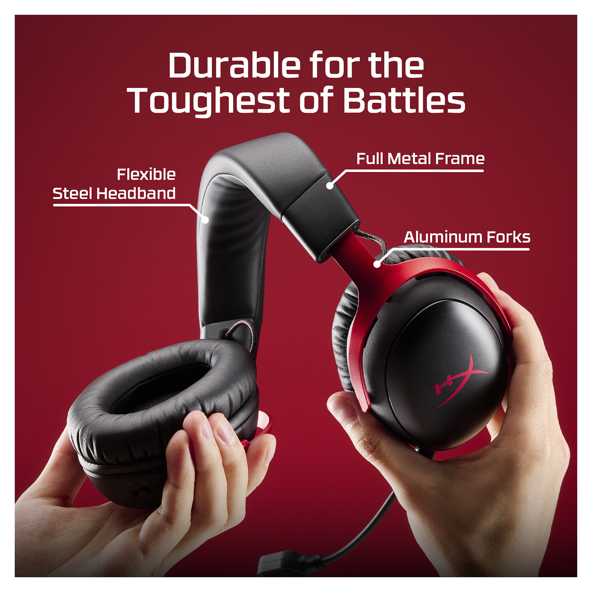 Kufje Gaming  HyperX Cloud III S Wireless / 2.4 GHz + Bluetooth - Zezë - 11