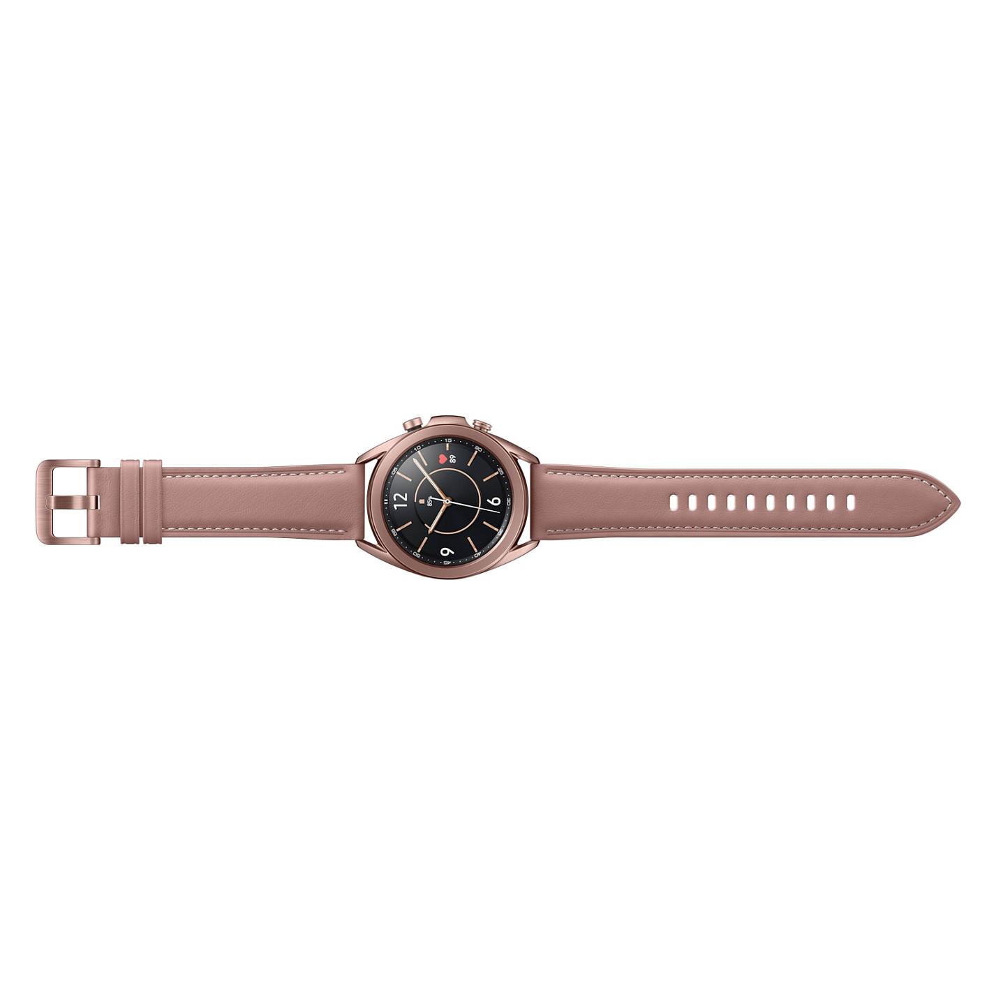 Orë e Mençur Samsung Galaxy Watch3, 41mm, Super AMOLED, 4G, GPS, Bluetooth, Wi-Fi - Bronz - 6