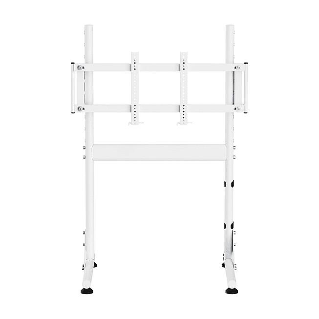 Mbajtëse për Monitor OPLITE Nitrokart V2 OP-NK2-MSW, për Monitor deri 57", Kapacitet 30 kg - Bardhë - 2