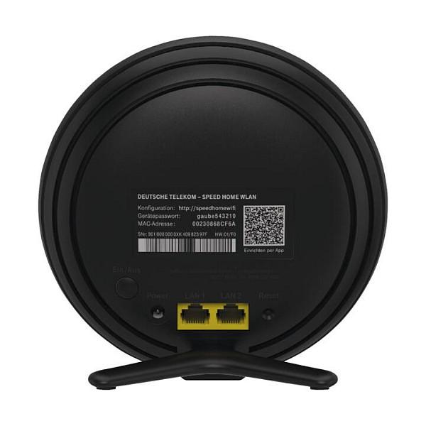 Extender Wi-Fi Telekom Speed Home WLAN (2. Gen), Wi-Fi 6 AX5400, Dual-Band, deri në 5378Mbps, 2× Gigabit LAN, Mesh, MU-MIMO - Zezë - 3