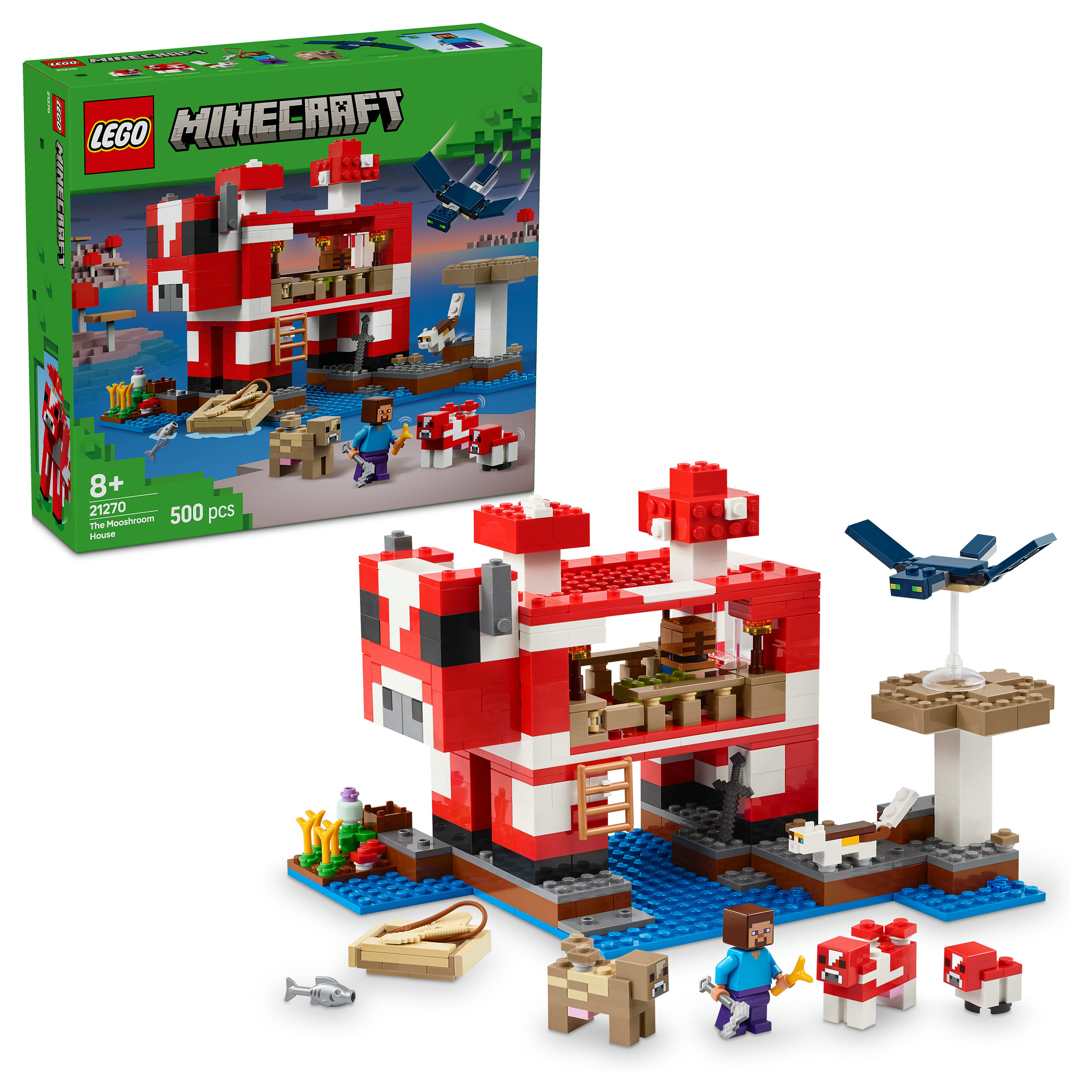 LEGO 21270 Minecraft The Mooshroom House - 2