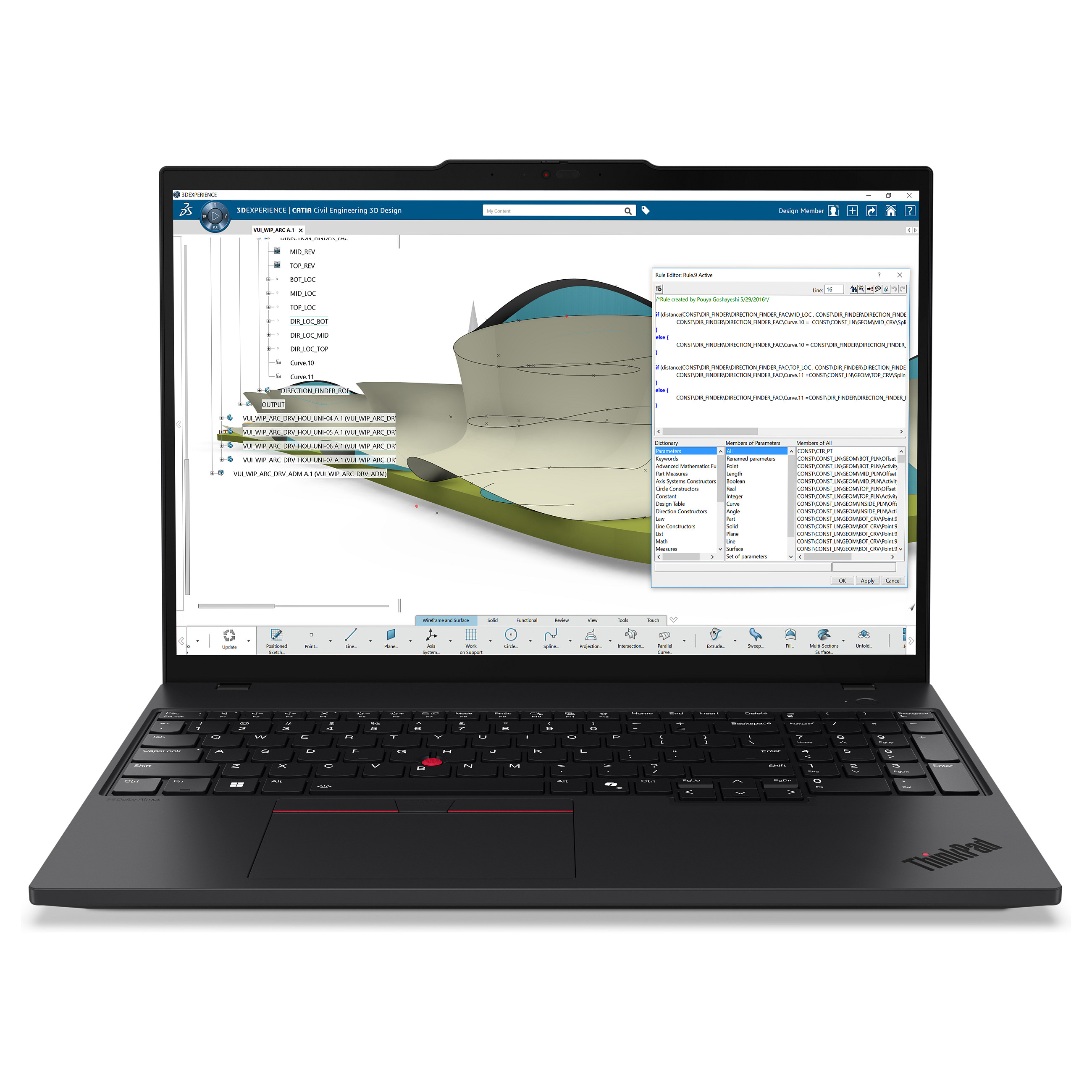 Laptop Lenovo ThinkPad P16s G4 / RYZ AI 9 HX Pro 370 / 64GB DDR5 / 1TB / 16" FHD+ IPS / AMD Radeon 890M / DE  - Zezë - 2