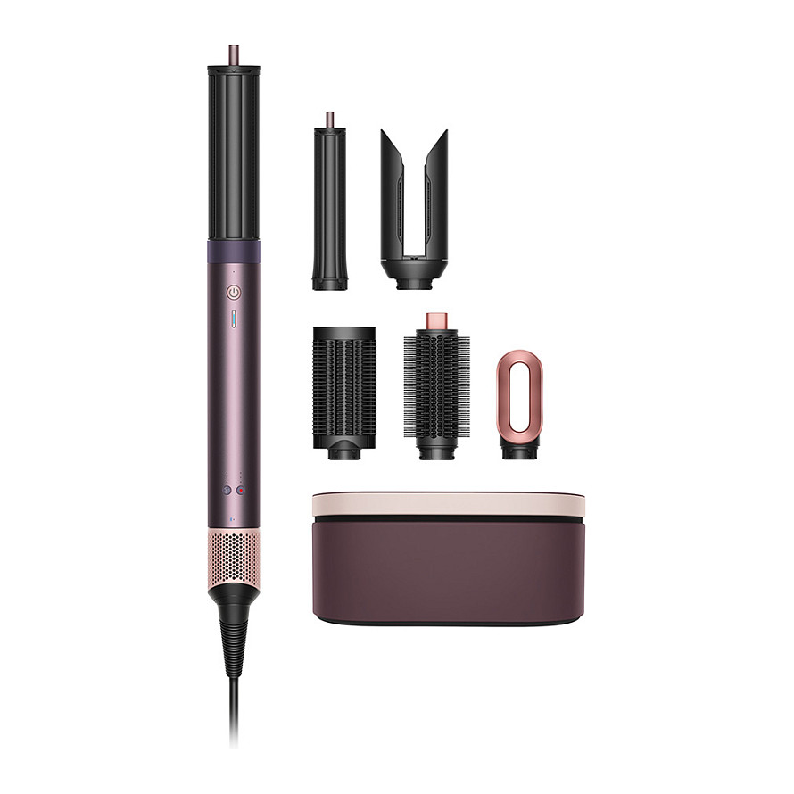 Stiluese për flokë Dyson Airwrap Co-anda2x Straight + Wavy / 6-in-1 / Hyperdymium 2 / Bluetooth / MyDyson – Vjollcë/Zezë