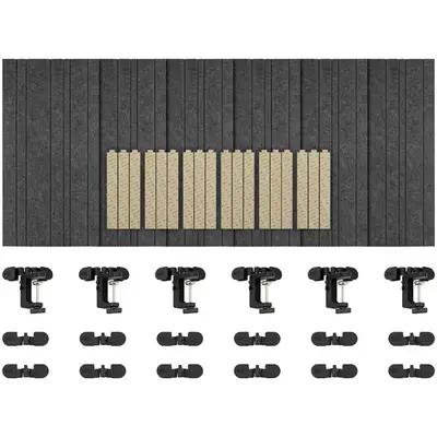 Aksesorë për Konferencë Streamplify ACOUSTIC PANEL / 6-Pack / 60 x 30cm / 12mm / PET – Gri - 3