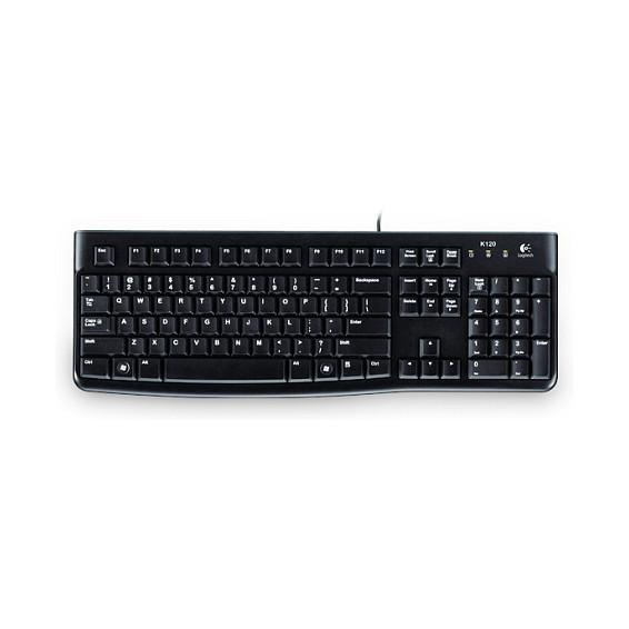 Tastierë me kabllo Logitech K120 for Business / Full-Size / QWERTY / Italian / USB / 1.5m - Zezë