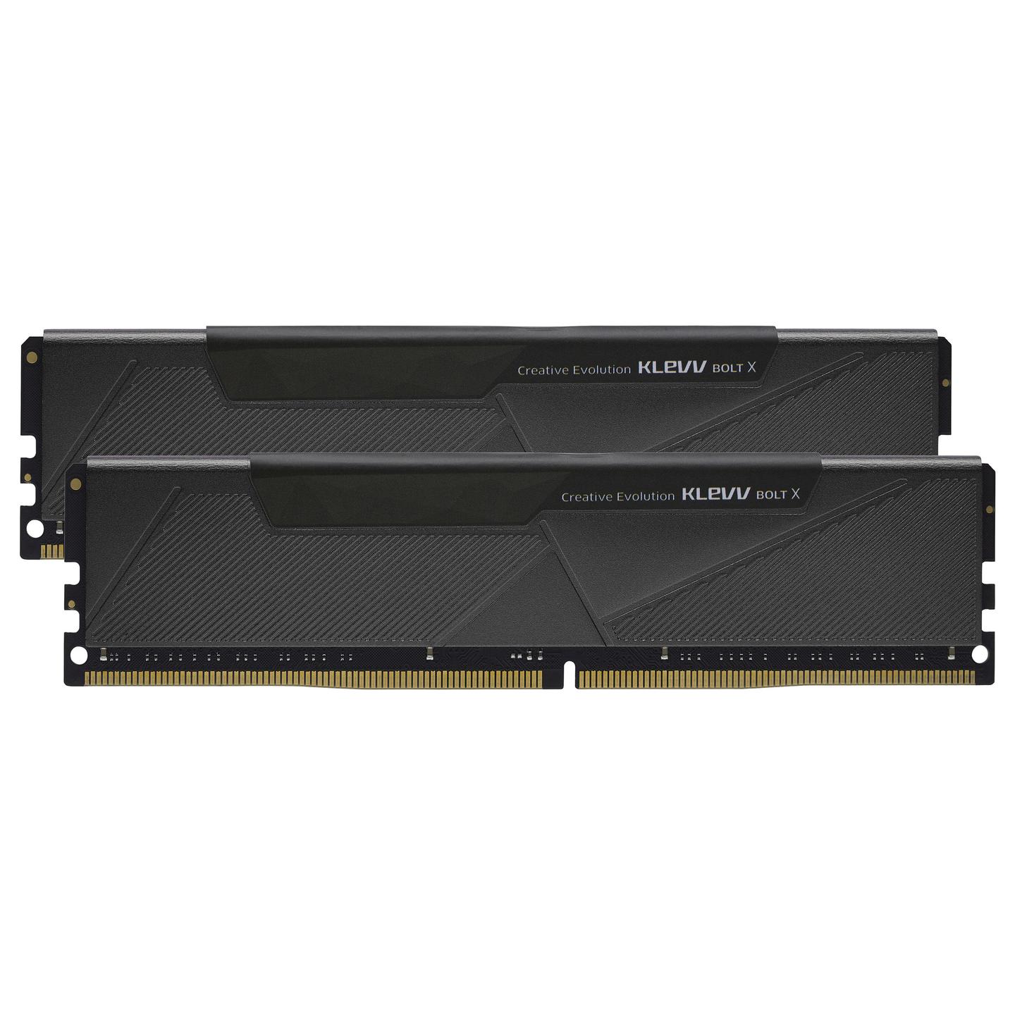 Memorie DDR4 KLEVV BOLT X, 16GB (2x8GB), 3600MT/s, CL18, DIMM, 288-pin, 1.35V - Zezë - 1