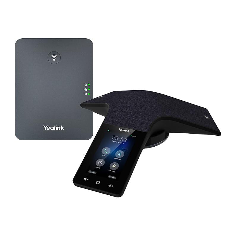 Aksesorë për Konferencë Yealink CP935W-Base / HD Audio / 360° / 6m / 6 Mikrofonë / 4" Touchscreen / Wi-Fi / DECT / Bluetooth - Zezë