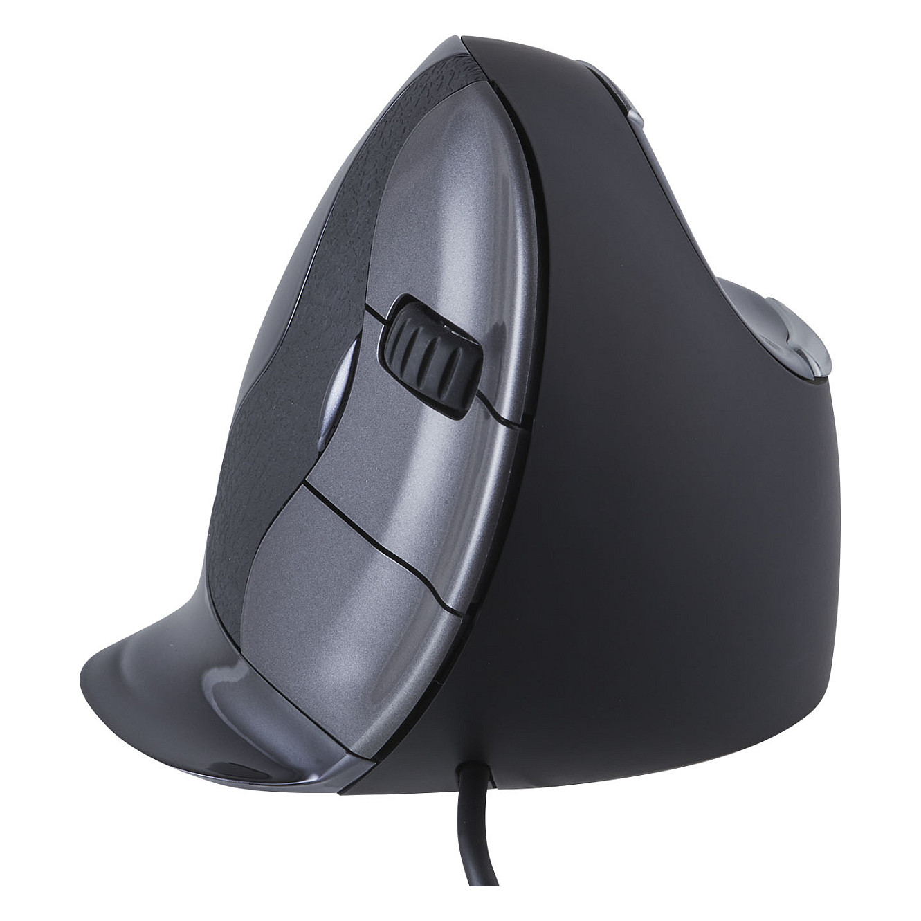 Maus Me kabllo Vertikal Evoluent D (Medium) - Zezë / Hiri - 3