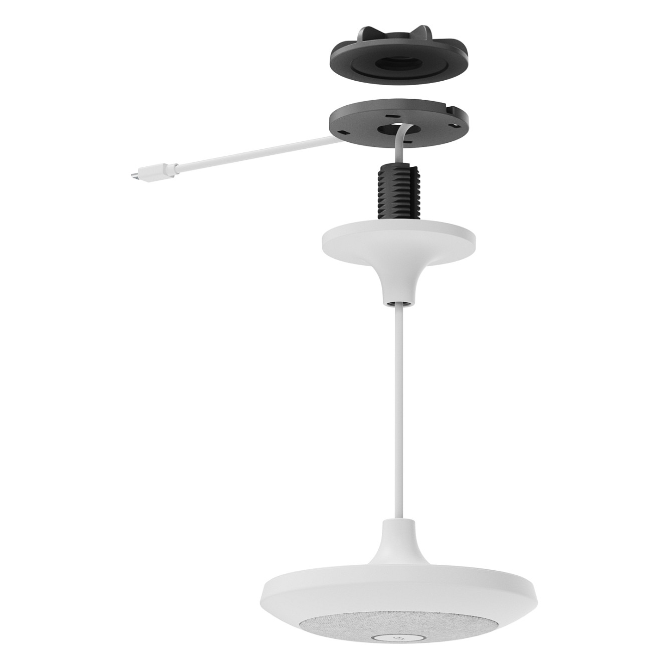 Aksesorë për Konferencë Logitech Rally Mic Pod Pendant Mount / Mbajtëse Tavani - Bardhë