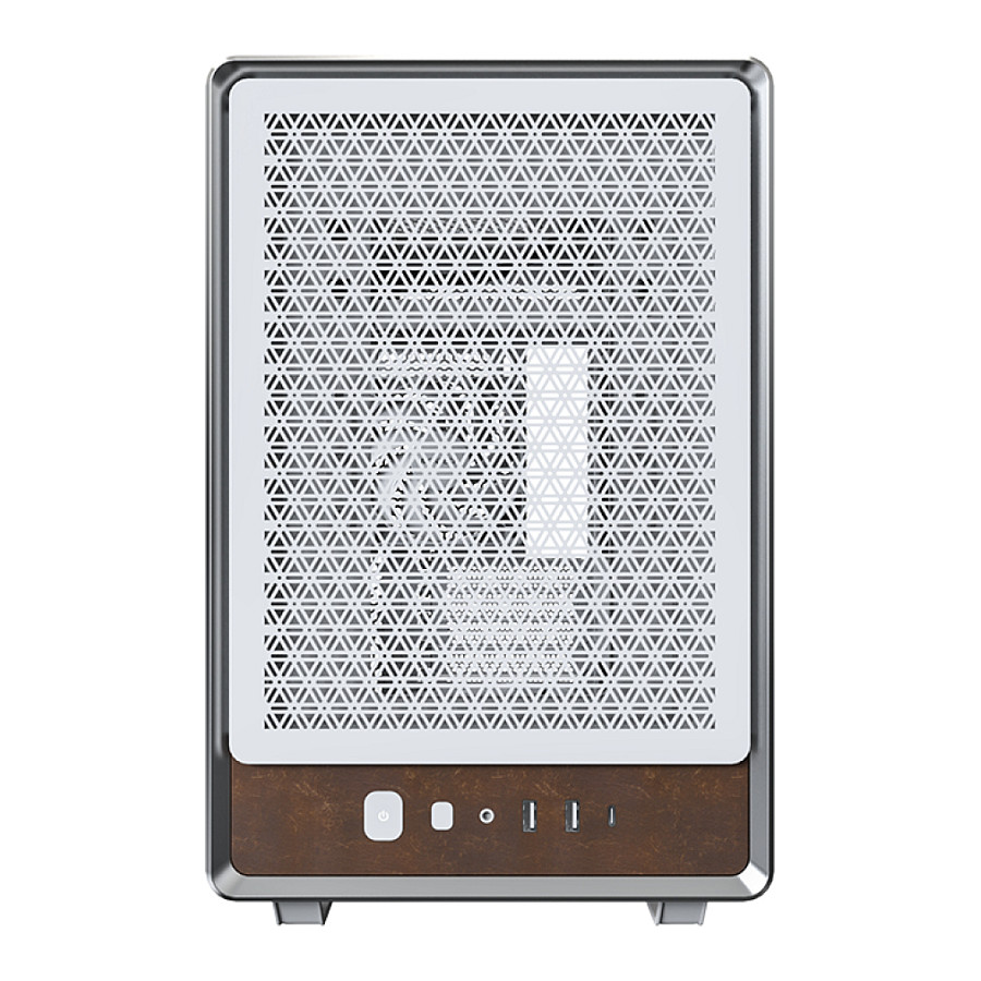 Kasë Montech Heritage PRO / Midi Tower / Micro-ATX / 4x 120mm Fan - Bardhë