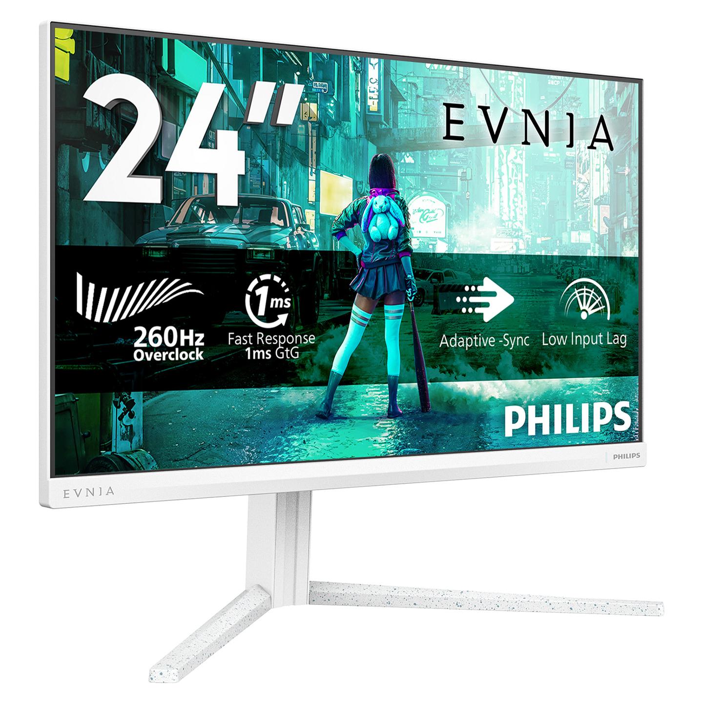 Monitor Gaming Philips Evnia 24M2N3201P/00 / 23.8" / Full HD Fast IPS / 260Hz / 1ms / HDMI+DP - Bardhë - 2