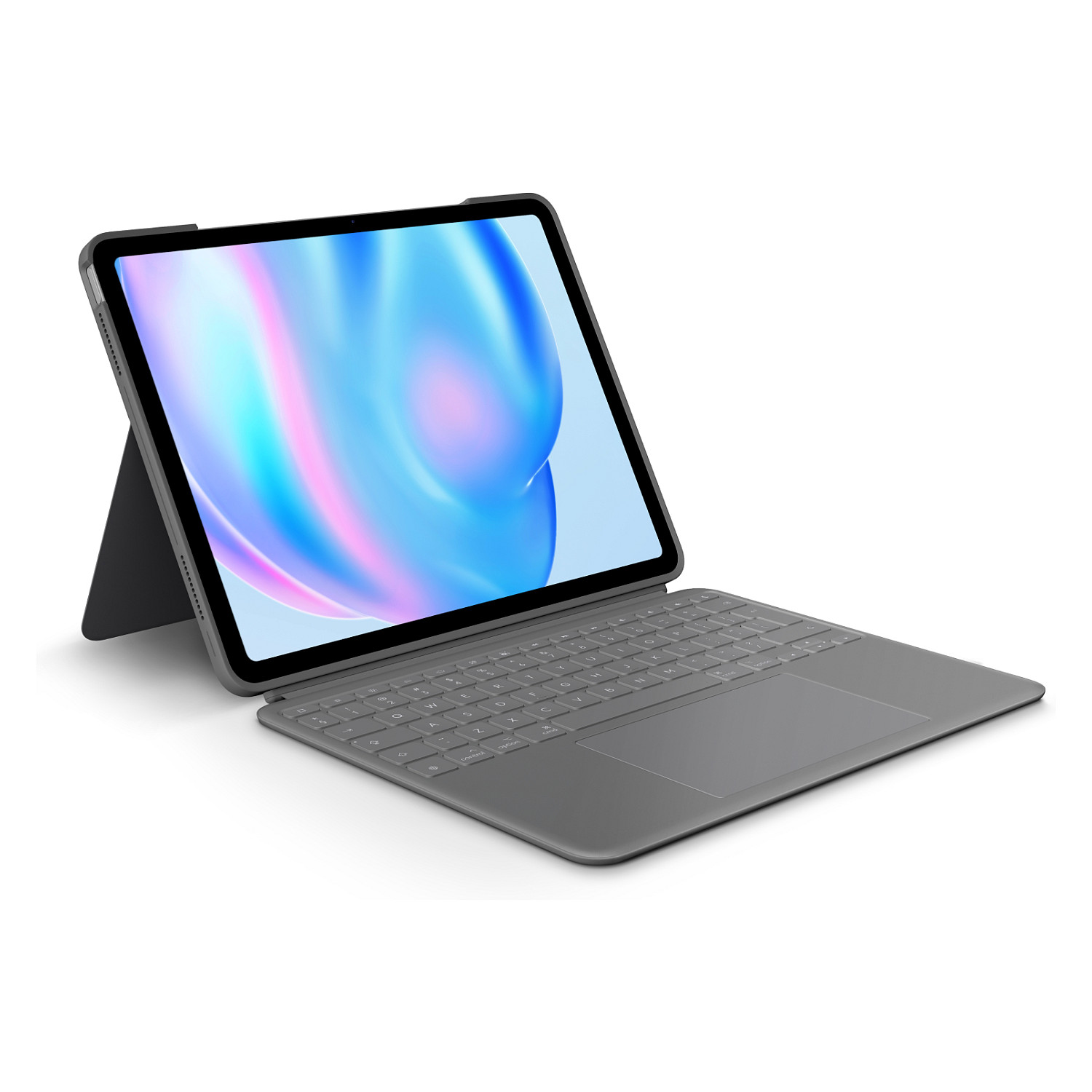 Tastierë Me kabllo Logitech Combo Touch / QWERTY / US International / Trackpad / Smart Connector - Gri