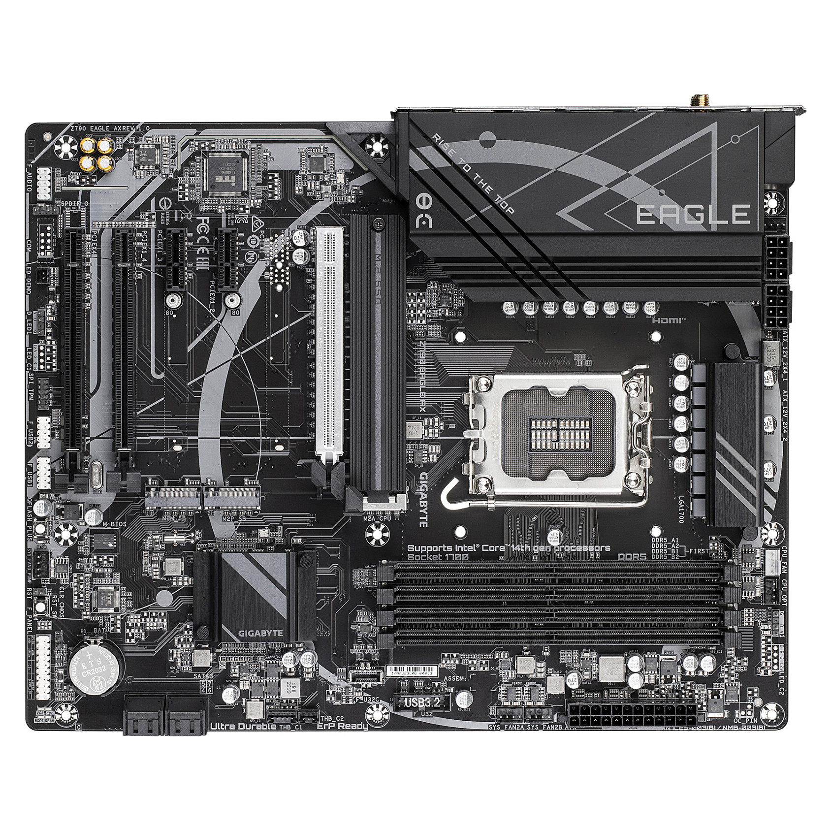 Pllakë Amë MB Intel Gigabyte Z790 Eagle AX / LGA 1700 / DDR5 / HDMI+DP - 4