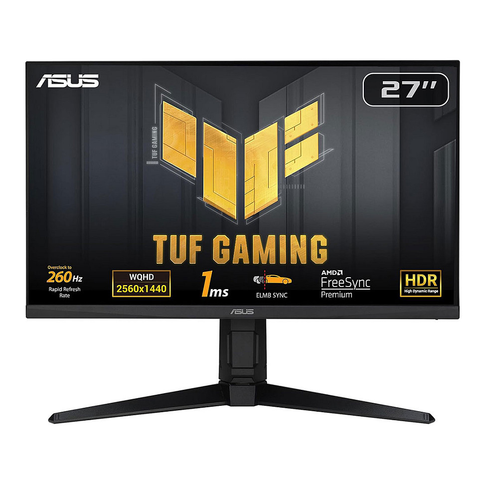 Monitor Gaming ASUS TUF Gaming VG27AQML1A / 27" 2K Wide Quad HD / HDMI DP / e zezë - 1